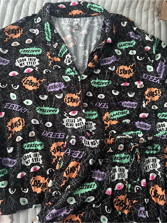 Way To Celebrate Other - Women’s Halloween Print Pajama Set